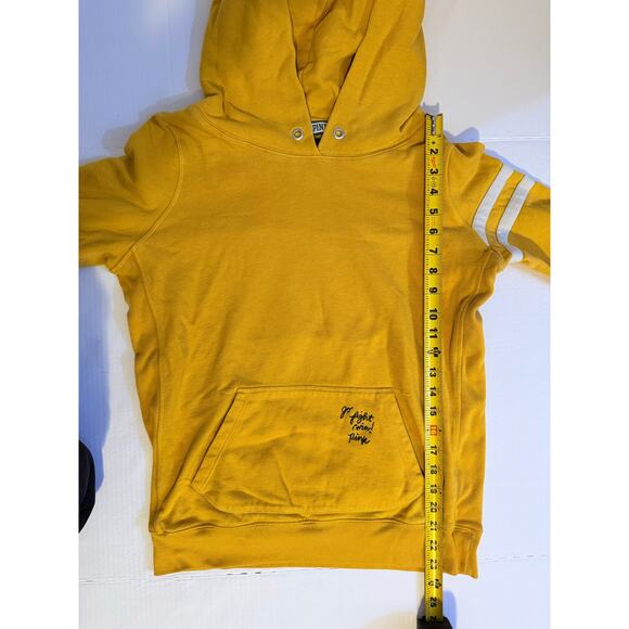 VTG Womens Pink Victoria Secret Yellow Embroidered University Size Large - Picture 5 of 7